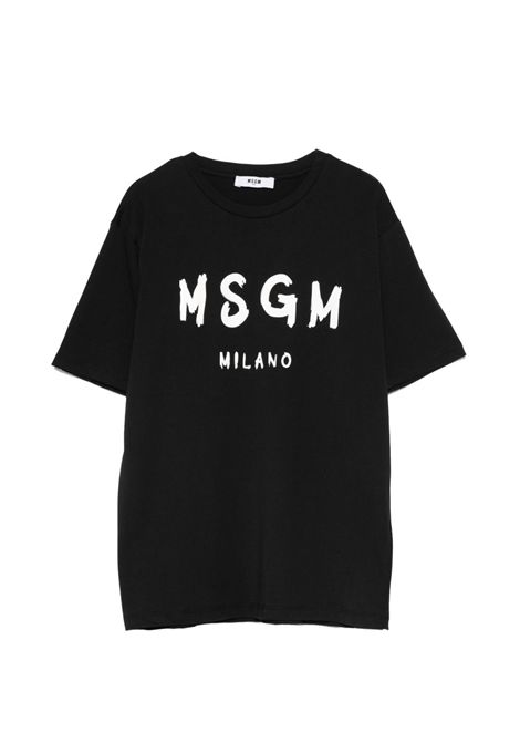 T-shirt con logo MSGM KIDS | S6MSJUTH001110